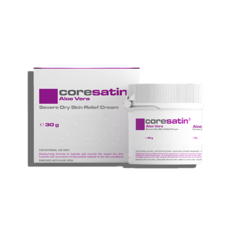 coresatin® Aloe Vera Severe Dry Skin Relief Cream, 30 g