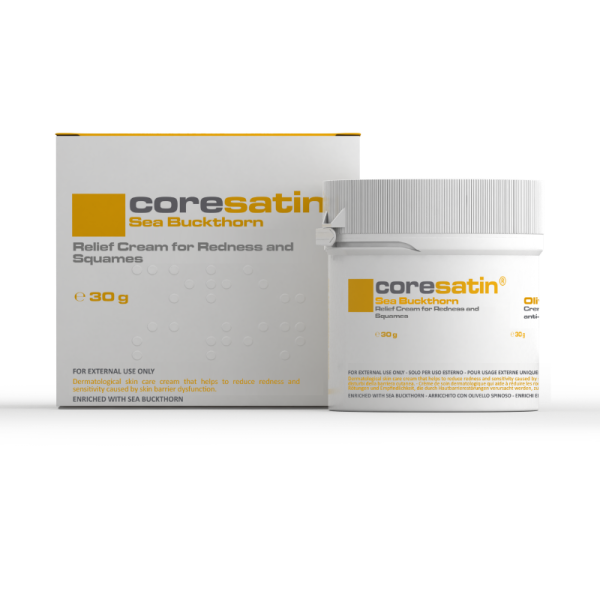 coresatin® Sea Buckthorn Relief Cream for Redness and Squames, 30 g